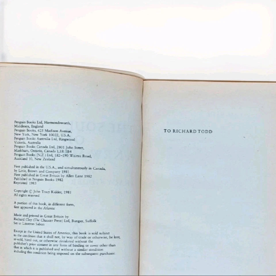 The Soul Of A New Machine Sci Fi Novel Used VGC - image 4 of 4