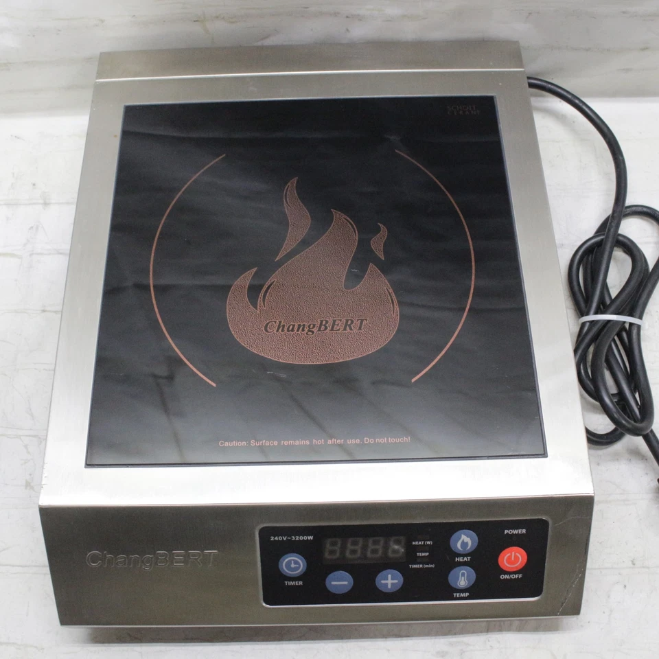 Placa de inducción comercial Changbert 3200w 240V F-IH-02SS Foto 3 de 4