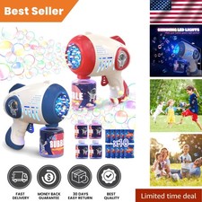 Bubble Blaster for Kids with 4 Refill Bottles - Perfect for Parties and Events