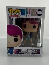 Funko POP! Rocks BTS Jung Kook #105 Vinyl Figure DAMAGED BOX SEE PICS