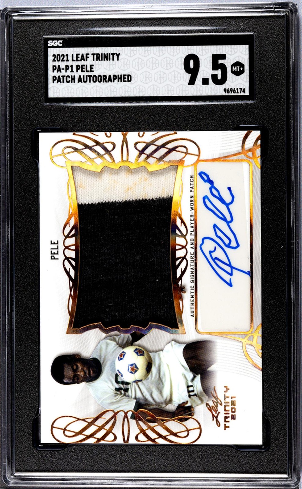 2021 Trinity #PA-P1 Pele Patch Autoed Auto SGC 9.5