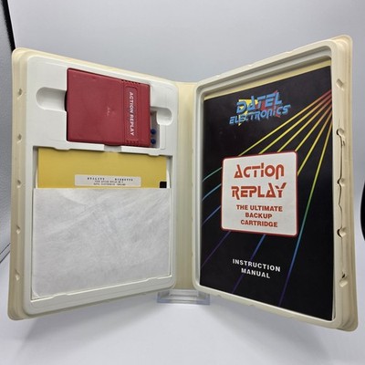 Commodore 64/128 Action Replay Mk VI OVP Cardridge Disk Anleitung Komplett Top 