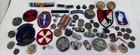 Lot Of Military Patches, PINS Mixed, WW2, Insignia,Pins, WW1,Medal, Wings ETC 😱