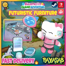 Futuristic Furniture💖 Hello Kitty Island Adventure | Arcade | Nintendo | Steam