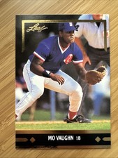 Mo Vaughn 1991 Leaf - RC Gold Rookies Boston Red Sox #BC7
