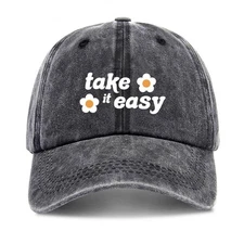 zcyhtqp, Take it Easy, Funny Baseball Cap, Funny Trucker Hats with Sayings, H...