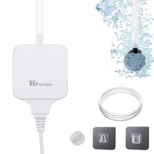 Mini Aquarium Air Pump with Tube Tiny Air Stone for Small Fish Tank Oxygen