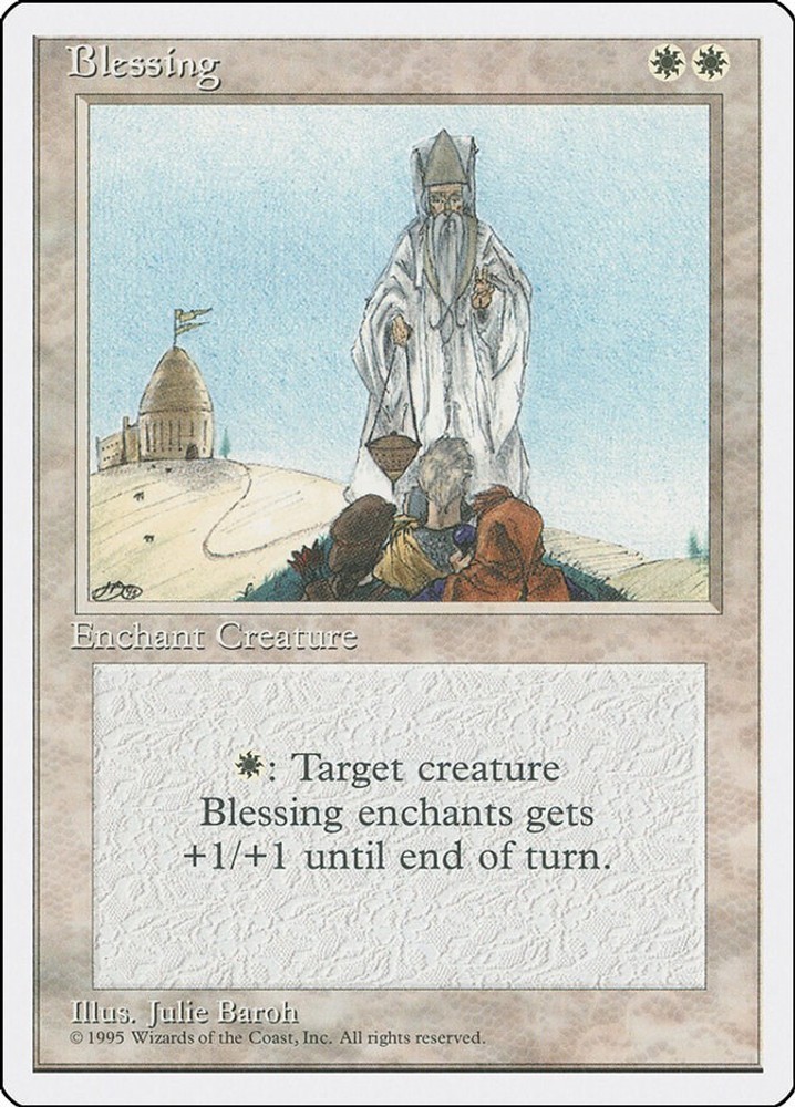 Blessing - 9 - Fourth Edition - MTG