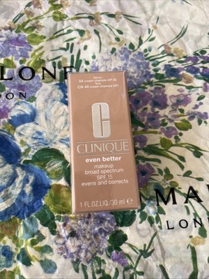 Clinique Even Better Makeup SPF 15 [CN 40 Cream Chamois (VF)] 1oz/30ml NIB