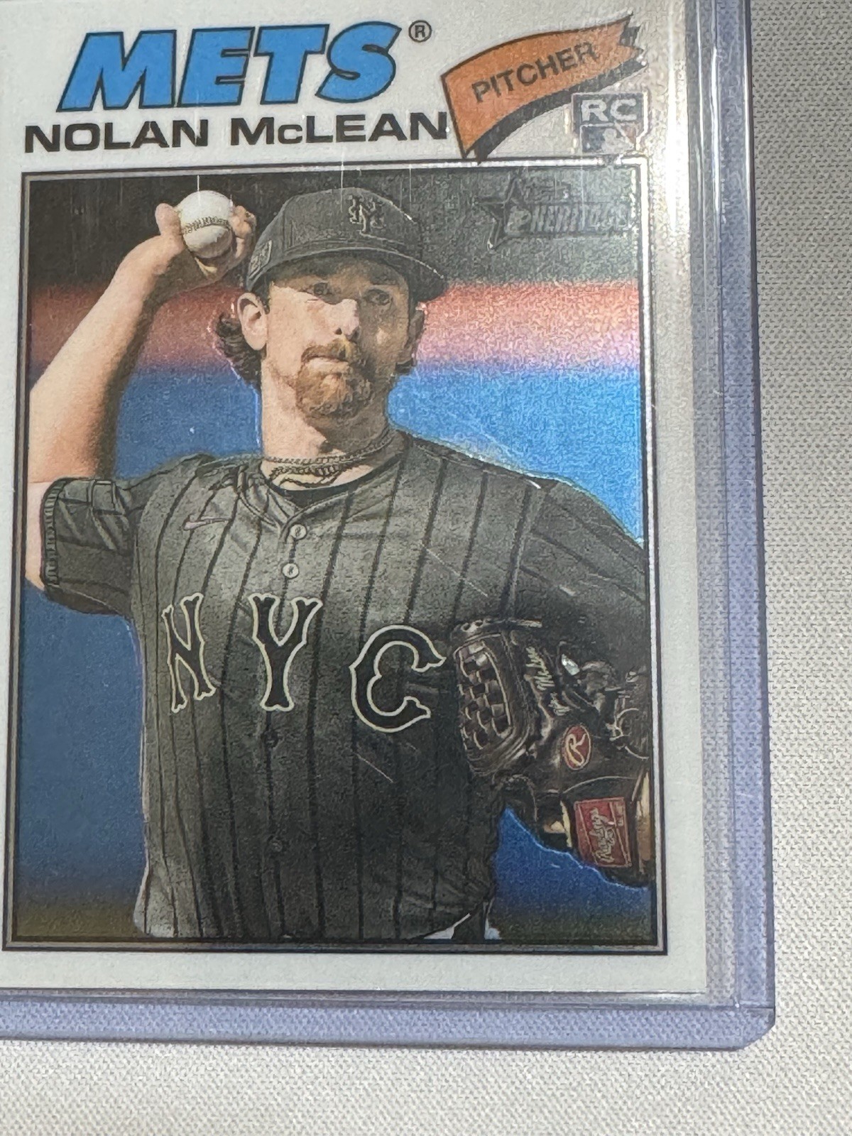 2026 Topps Heritage - Nolan McLean #150 Chrome (RC)