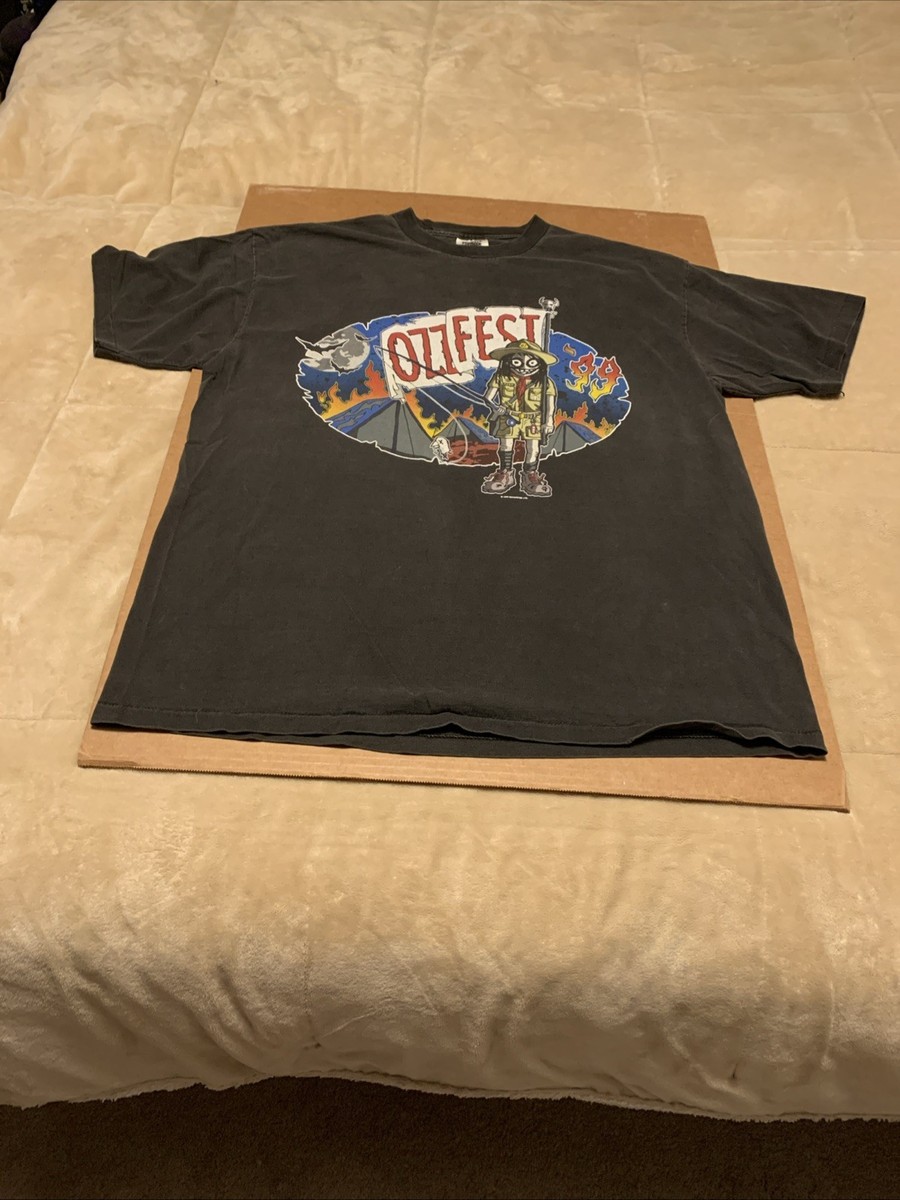 Ozzy Osbourne Ozzfest Tour T-Shirt Black Sabbath Original Retro