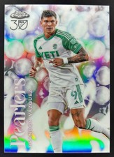 2025 Topps Soccer MLS Chrome Brandon Vazquez Pearlers P-2 Austin FC CASE HIT SSP