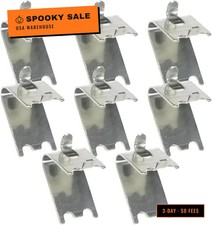 Commercial Refrigerator Shelf Support Clips - Stainless Steel Square-Rail Bracke