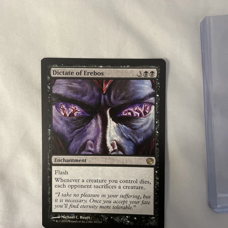 MTG Dictate of Erebos Journey into Nyx 65/165 Regular Rare NM 1x - Image 4 of 4