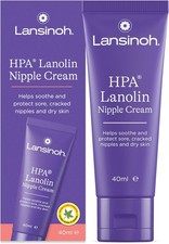 Lansinoh HPA Lanolin Nipple Cream - 40ml - Sore Nipples Cracked Skin Breast Feed