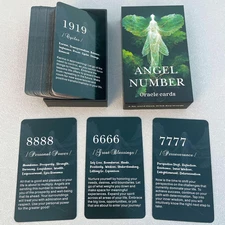 Angel Numbers Oracle Cards, Oracle Cards for Beginners, Angel Number Affirmation