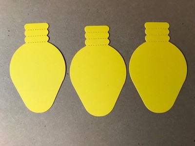Accucut Christmas Lite 5 H x 2 15/16'' W & Ornament 3 Wx3.5 H 30 Die Cuts, Banner