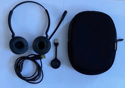JABRA Engage 55 Stereo USB-A Bluetooth Dongel OnEar-Kopfhörer mit Ladekabel