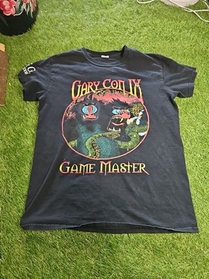 Gary Con IX Game Master T-Shirt 2008 D&D Black Tee Gary Gygax Small