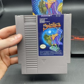 Solstice: The Quest for the Staff of Demnos (Nintendo, 1990) NES CIB Completo
