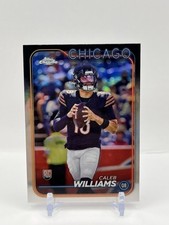 Caleb Williams 2024 Topps Chrome Refractor Rookie RC #202 Bears