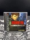Resident Evil Survivor (PlayStation PS1, 2000) CIB w/ Manual + Reg Card Tested