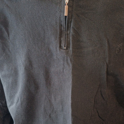 Daniel Hechter Herren pullover.schwarz Half-Zip Kragen Langarm Gr. 52