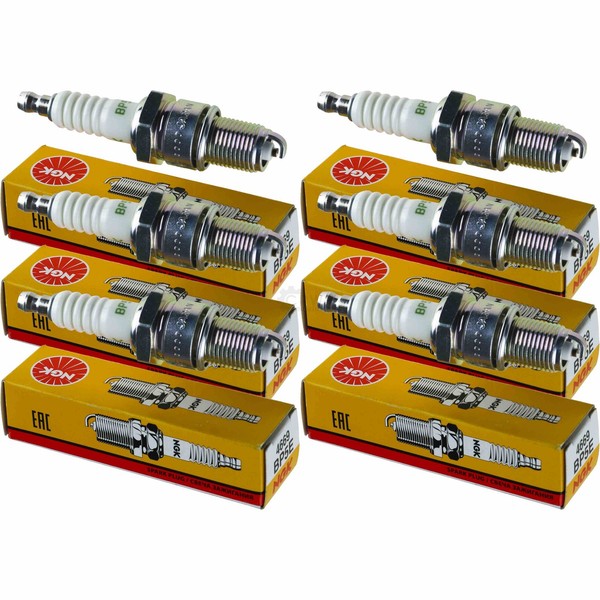 6X Original NGK ZüNdkerzen 4669 Typ BP5E ZüNd Kerze-image
