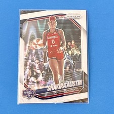 2025 Panini Prizm Shakira Austin #81 White Seismic Prizm Mystics (656)