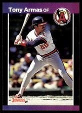 1989 Donruss Tony Armas California Angels #580 18288
