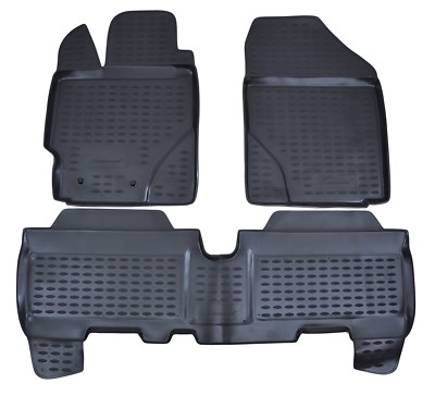 Gummimatten Gummi Fußmatten Für Toyota Yaris 2005-2011 3-Tlg