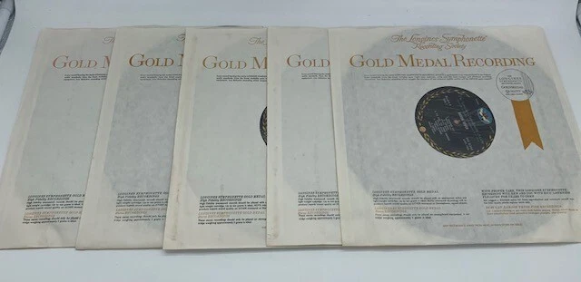 Henry Mancini 5 LP Record Set Longines Symphonette Society Moon River - Image 2 of 4