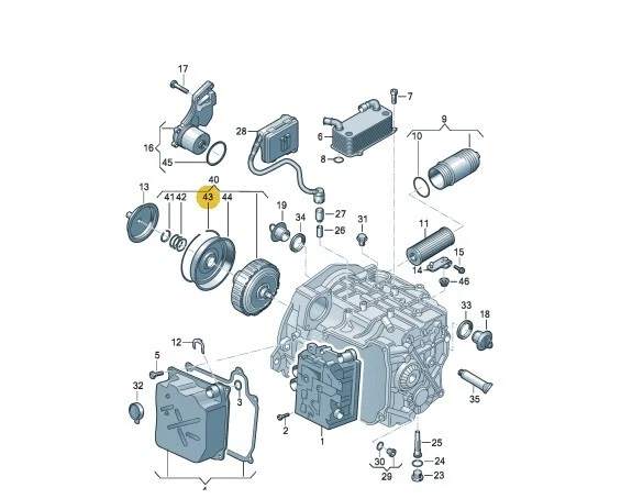 0BH301859A Caja de cambios embrague AUDI A3 Q3 ATT ATTRS RS3 VW TRANSPORTER T6 Foto 4 de 4