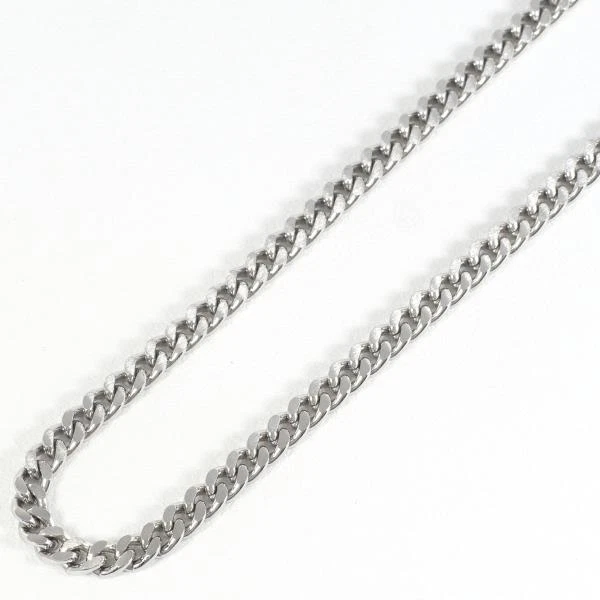 Platinum 850 Necklace About50cm Curb Chain 2sides About29.5g Free shipping Used