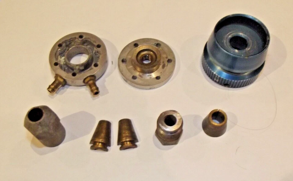 OS MAX 21 FSR-M HEADS, FLYWHEEL, COLLET, NUTS AND SHAFT HOLDERS FOR NITRO BOAT - Image 2 of 3