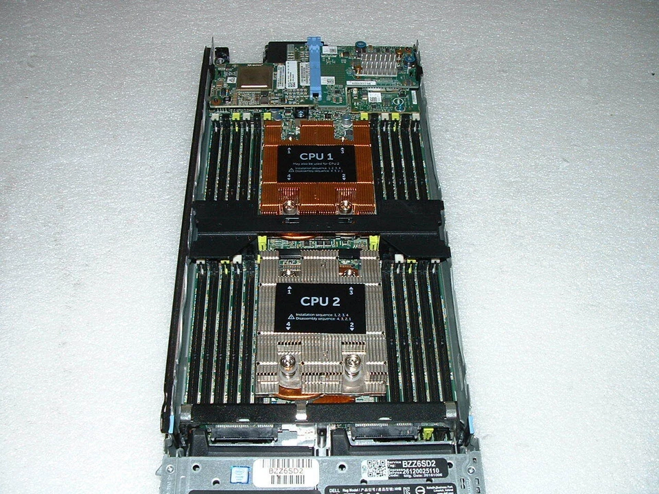 Dell Poweredge M630 Blade Server 2x E5-2680 v3 2.5ghz 24-Cores / 128gb / H730 - Image 4 of 4