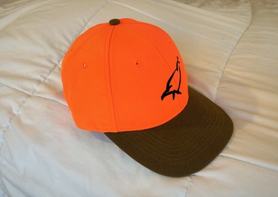Hunting Hat Cap Snap Back Mens Orange 