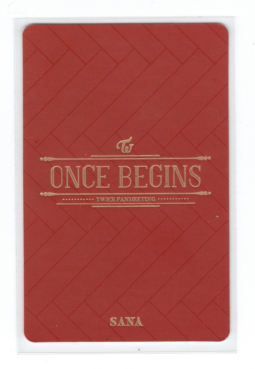 Twice Sana Photocard | ONCE BEGINS Fanmeeting | eBay