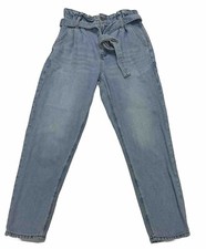 American Eagle Highest Rise Light Wash Blue Mom Jean Size 0 26 X 25