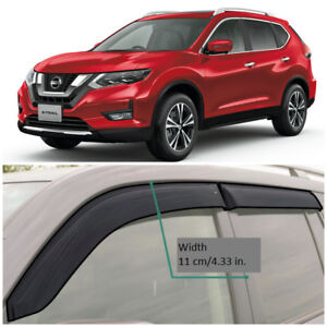 Ne15114 Window Visors Vent Wide Deflectors For Nissan X Trail T32 2014 Ebay