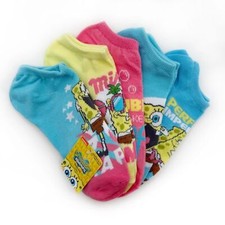 Spongebob Squarepants Womens No Show Socks Pineapple Pink Blue Fun Y2K Gift