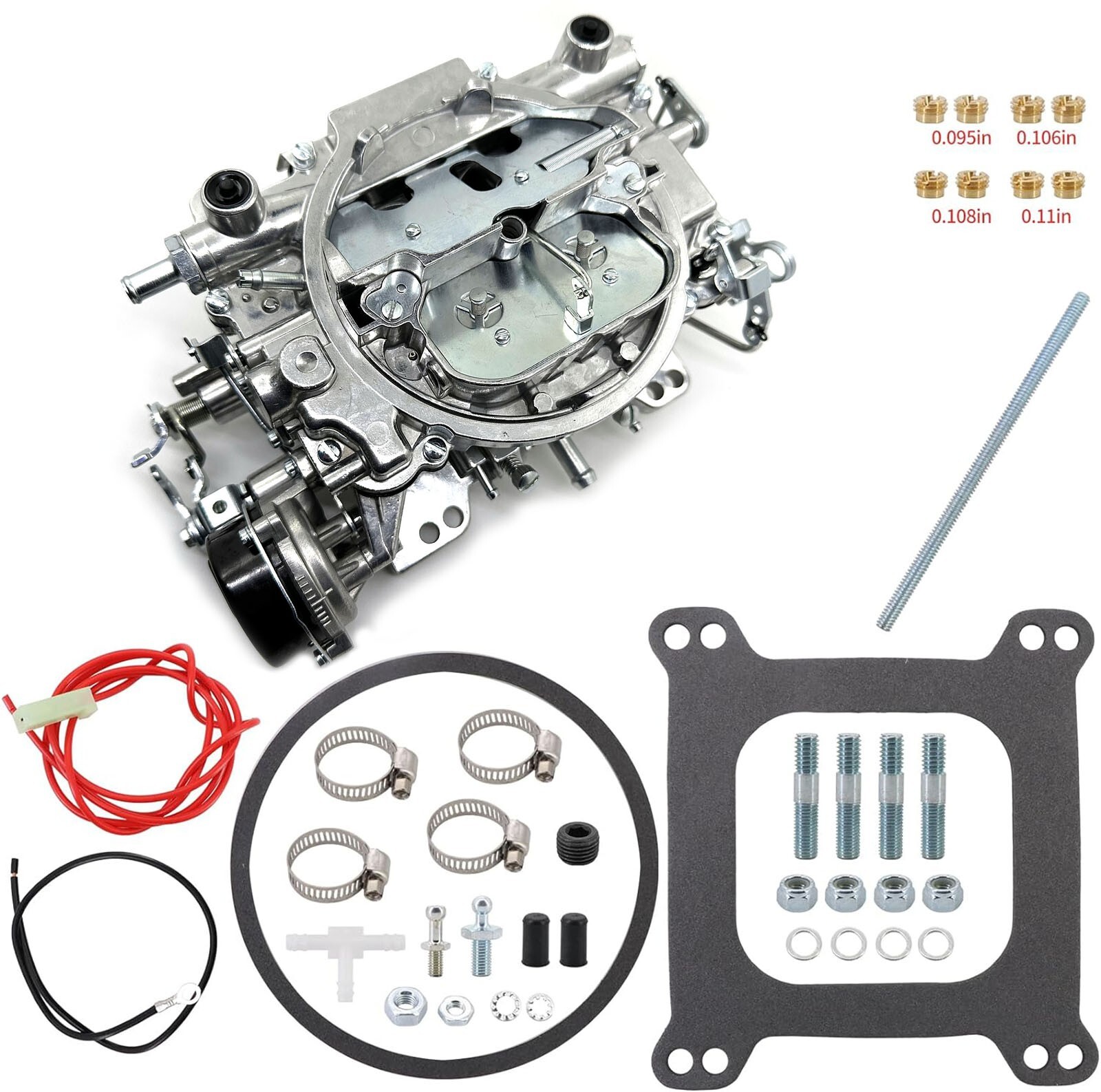 4BBL Carburetor For Edelbrock AVS2 1906 650 CFM With Electric Choke eBay