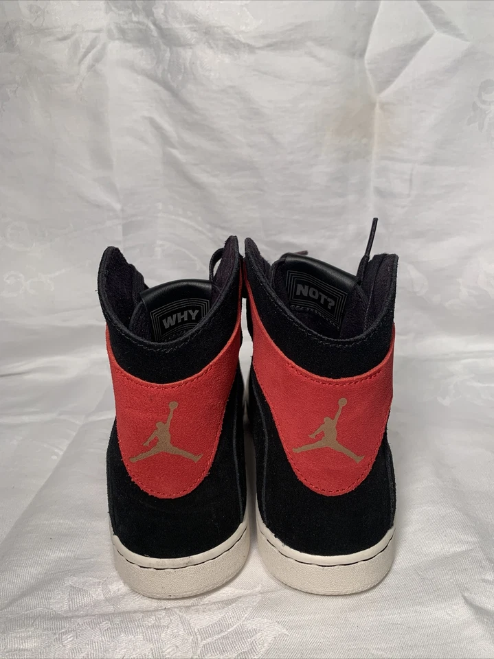 NUEVO Nike Air Jordan Westbrook 0.2 - Zapatos de gamuza negros y rojos (854563 001) Talla 8 Foto 4 de 4