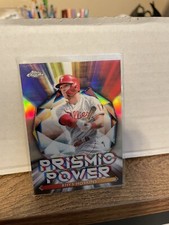 2021 topps chrome Rhys Hoskins prismic power PP-13 Phillies Free Shipping