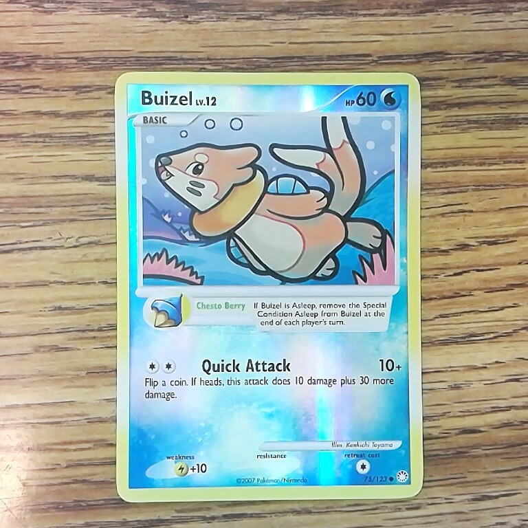 Buizel 75/123 MYSTERIOUS TREASURES Reverse Holo Common Pokemon Card (EX) 061020