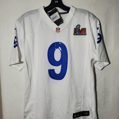 Matthew Stafford #9 Los Angeles Rams Jersey Nike Youth's Large