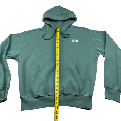 The North Face Men's Pullover Hoodie Sweatshirt Teal Green