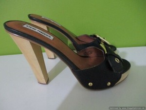 backless high heel sandals