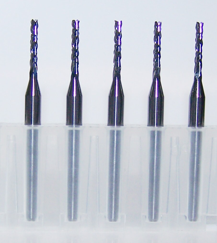 (5) 1.50mm (.0591") DIAMOND CUT CARBIDE ROUTER BURRS, FT 4100-0591.315