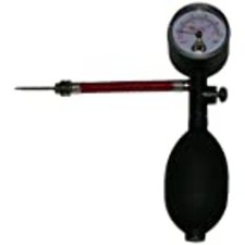 Pocket Pump with Pressure Gauge , Black